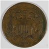Image 1 : 1871 TWO CENT PIECE, VG/FINE