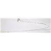 Image 1 : STERLING SILVER BOX CHAIN WEIGHS .05ozs *CHAIN IS NEW-GREAT FOR PENDANTS*!!