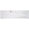 Image 1 : STERLING SILVER BOX CHAIN WEIGHS .05ozs *CHAIN IS NEW-GREAT FOR PENDANTS*!!