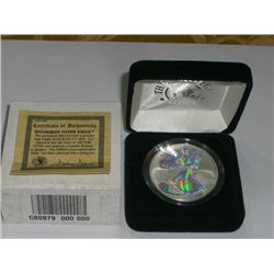 2000 SILVER EAGLE LIMITED MINTED *HOLOGRAM* SILVER EAGLE COMES IN ORIGINAL BOX/PACKAGE WITH COA!!