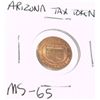 Image 1 : VINTAGE ARIZONA STATE 1 TAX TOKEN *EXTREMELY RARE MS-65 HIGH GRADE*!!