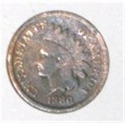 1880 INDIAN HEAD PENNY RED BOOK VALUE IS $6.00+ *NICE GOOD GRADE U.S. PENNY*!!