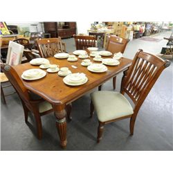 Tommy Bahama Syle Table w/6 Chairs & China Hutch