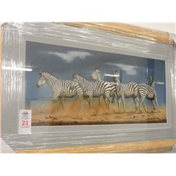 The Scent of Danger Giclee Framed Signed & Numbered by Andrew Bone 33 x 30 Frame Size