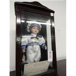Ashley Belle Porcelain Doll  "Little Sailor"  With Case