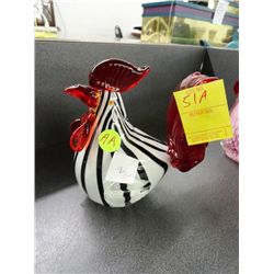 Murano Art Glass Chicken