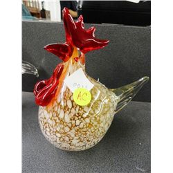 Murano Art Glass Chicken