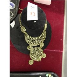 Medallion Accent Fashion Necklace