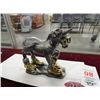 Image 1 : Michael Ricker Pewter Unicorn w/Shoes (W/Cert.)