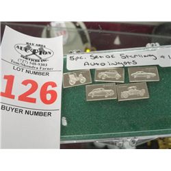 5-Pc. Set of Sterling Auto Ingots