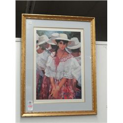 Framed Print Rosalinda by Alf Sprague 30 1/2 x 23 Frame Size