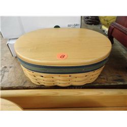 Longaberger Lidded Basket