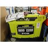 Image 1 : Ryobi 2200/1800 Volt Digital Generator