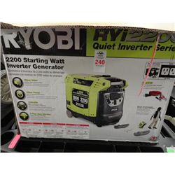 Ryobi 2200 Inverter Generator