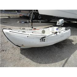 2006 Portland Pudgy 8' Plastic Air Pocket Dinghy w/Safety Lines & Honda 2HP 4Str O/B #PPD00017C608