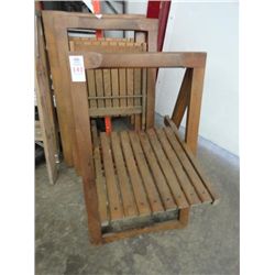 3 Teak Folding Chairs - 3 Times the Money