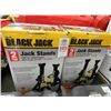 Image 1 : 2 Black Jack Stands - 2 Times the Money