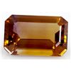 Natural Citrine Emerald Cut 20x30mm 1 pc/lot 47.93 ctw