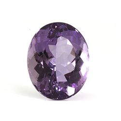 Natural Amethyst Oval Cut 22x28mm 1 pc 52.13 ctw