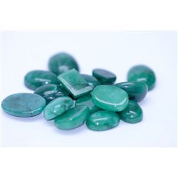 92.75 CTW AFRICAN EMERALD CABUSHION LOOSE STONES