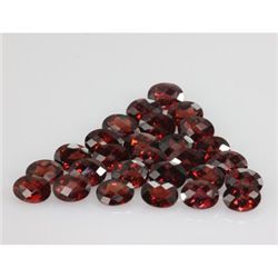 Natural Red Garnet Oval Cut AAA 9x11mm 11 pcs 51.06ctw