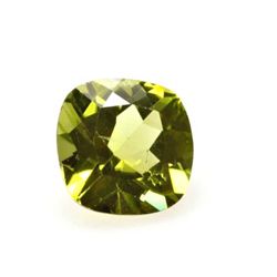 Peridot 1.96 ctw Loose Gems 8x8mm Cushion  Cut