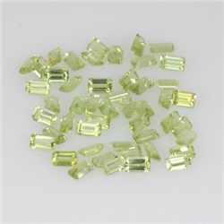 Natural Peridot Emerald Cut 4x6mm 61.5ctw
