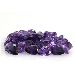 Natural Amethyst Pear Cut 7x5mm 40 pcs 23.71 ctw