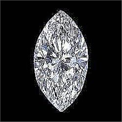 EGL CERT 0.8 CTW MARQUISE DIAMOND H/SI2