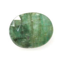 Natural 4.7ctw Emerald Oval Cut Stone