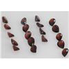 Natural Red Garnet Pear Cut AAA 5x7mm 19 pcs 16.42 ctw