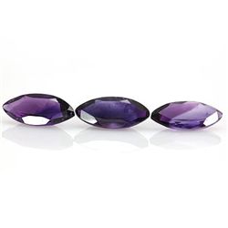 Natural Amethyst Marquise Cut AAA 8x16mm 3pcs 10.35 ctw