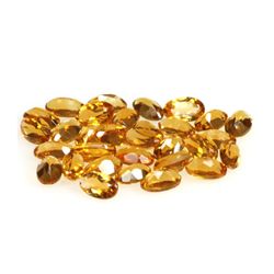 Natural Citrine 6.52 ctw Dark Orange 5x3mm Oval Cut