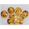Image 1 : Natural Citrine Round Checkered Cut 13mm 71.26 ctw