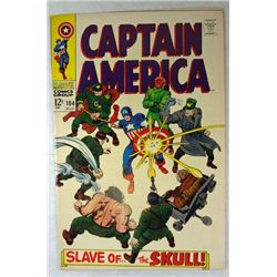 1968 Captain America Marvel Comic Book , Kirby Art