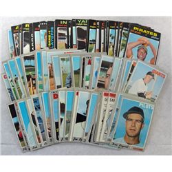 100 - 1970 to 1971 TOPPS BASEBALL CARDS.