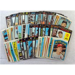 100  - mostly all different - Baseball Cards 1970 to 1972  NICE EXCELLENT
