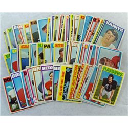 100 - 1972 TOPPS FOOTBALL CARDS - ALL DIFFERENT   NICE EM to EX