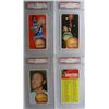 Image 1 : 4-1970 TOPPS NBA #15, #24 CHECKLIST, #80 WILKENS & #81 ALL PSA