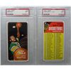 Image 4 : 4-1970 TOPPS NBA #15, #24 CHECKLIST, #80 WILKENS & #81 ALL PSA