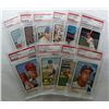 Image 1 : 10-1973 TOPPS BASEBALL CARDS ALL PSA MINT 9