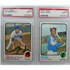 Image 2 : 10-1973 TOPPS BASEBALL CARDS PSA MINT 9's