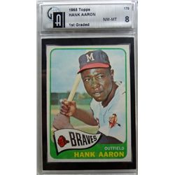 1965 TOPPS #170 HANK AARON GAI NM-MT 8