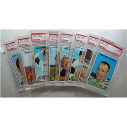 8-1967 TOPPS BASEBALL PSA NM-MT 8's