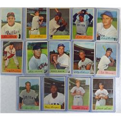 14-1954 BOWMAN BASEBALL CARDS NICE VGEX