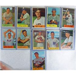 11-1954 BOWMAN BASEBALL CARDS VGEX