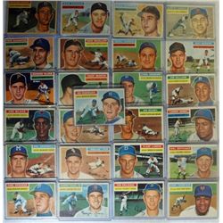 25-1956 TOPPS BASEBALL CARDS NICE VGEX