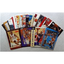 25-BASKETBALL CARDS, DWAYNE WADE, AMARE STOUDEMIRE, CARMELO ANTHONY