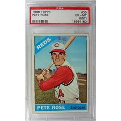 1966 Topps 330 Pete Rose PSA 6 ST, EXMT