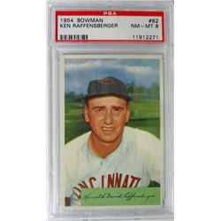 1954 Bowman #92 Ken Raffensberger PSA 8 NMMT